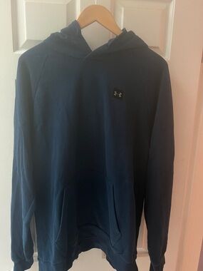 Under Armour Navy Hooded Pullover Sweatshirt